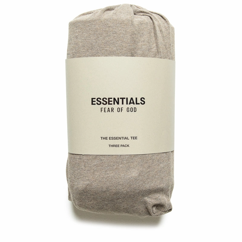 Wind Ease Luxury Touch Fear Of God Essentials 3 Pack Essential Tee - Heather Gray