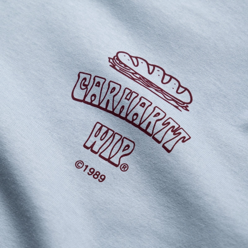 Carhartt WIP Sandwich Tee - Blue Fog Casual Sweatshirt Breezy Comfort