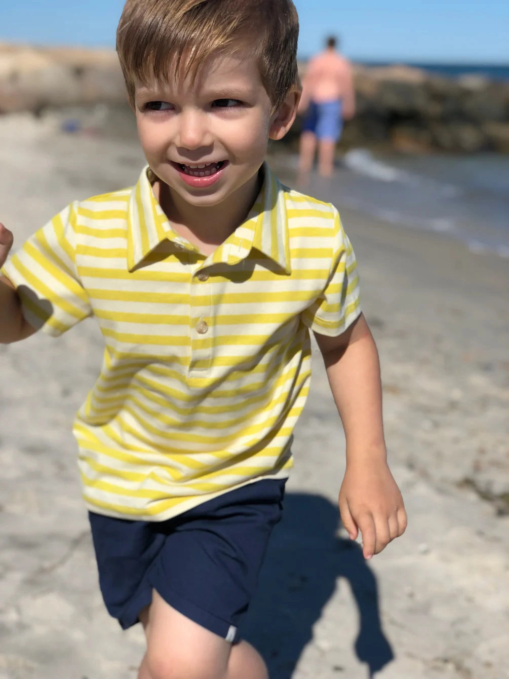 RecycledBlend CompactPackability Hugo Twill Shorts- Navy