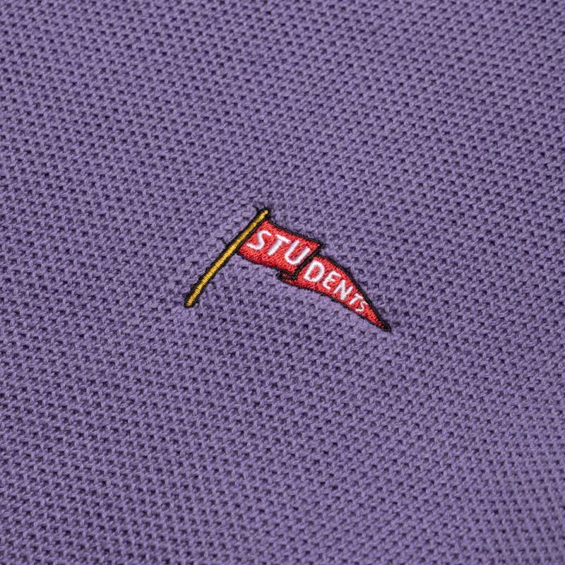 Lightweight Feel ShapeRetentionCloth Students Golf Rains L/S Crewneck - Wisteria