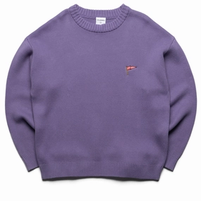 Spring Glow Students Golf Rains L/S Crewneck - Wisteria