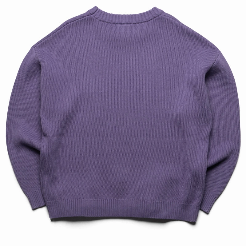 FlatlockSeaming Roomy Design Students Golf Rains L/S Crewneck - Wisteria