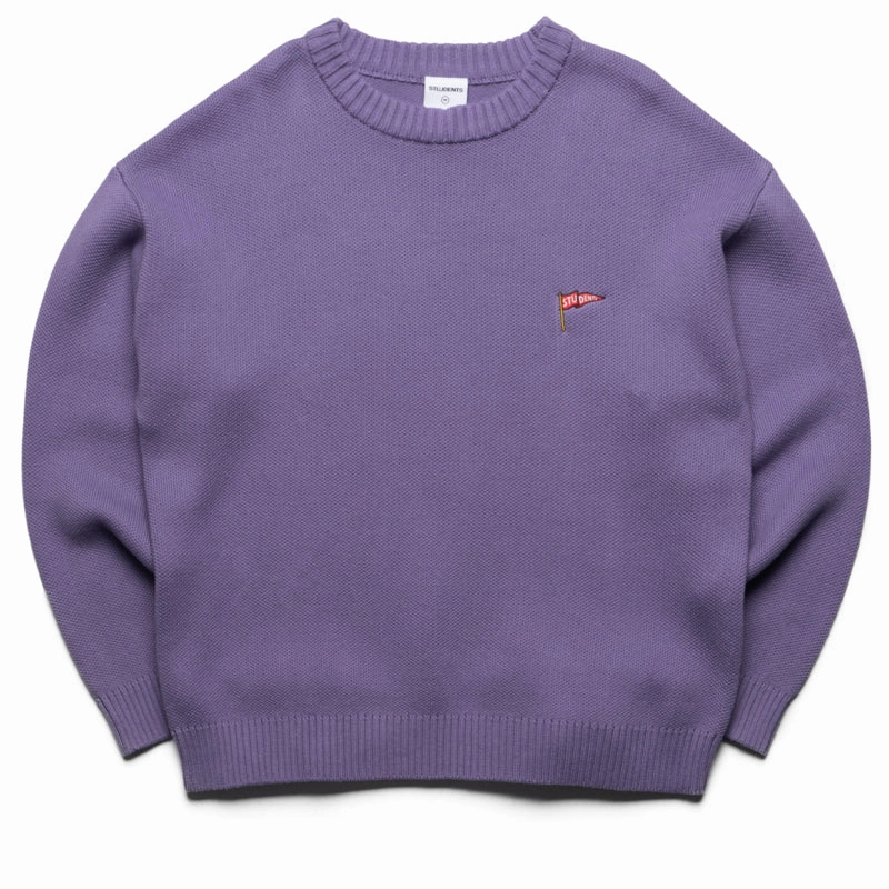 Spring Glow Students Golf Rains L/S Crewneck - Wisteria