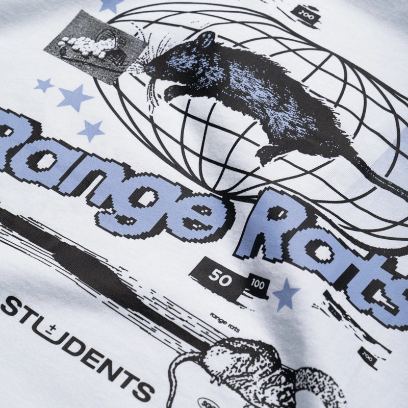 Students Golf Range Rats Tee - White EasyAdjustment