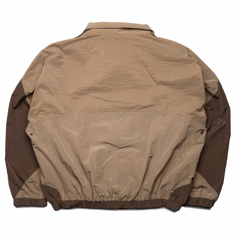 Fashion Forward KidSuper Ripstop Windbreaker Jacket - Brown