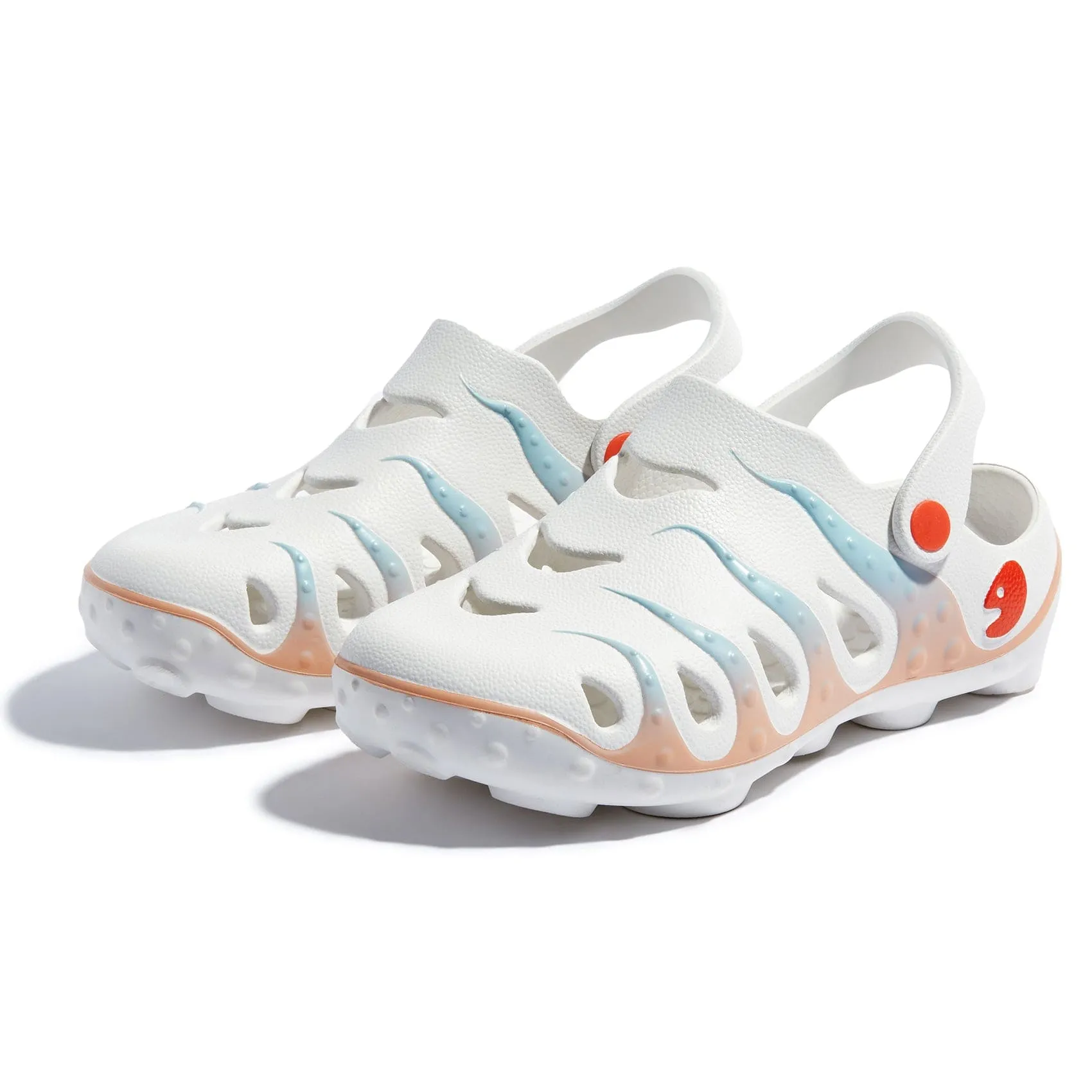 Sunset Beach Octopus I Women Slip-On Comfort Chic Vacation Sandals