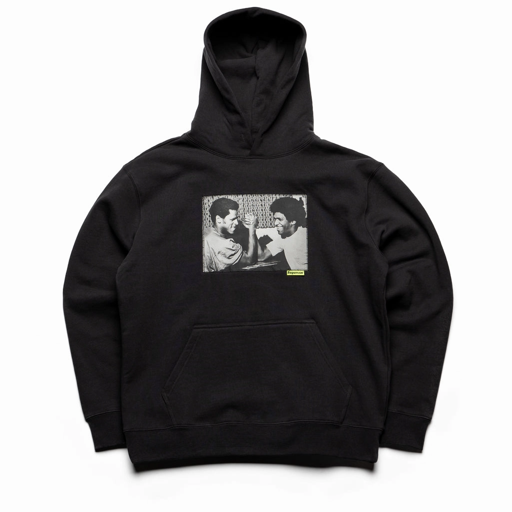 FlexibleCollarDesign Supervsn Bonded Hoodie - Vintage Black