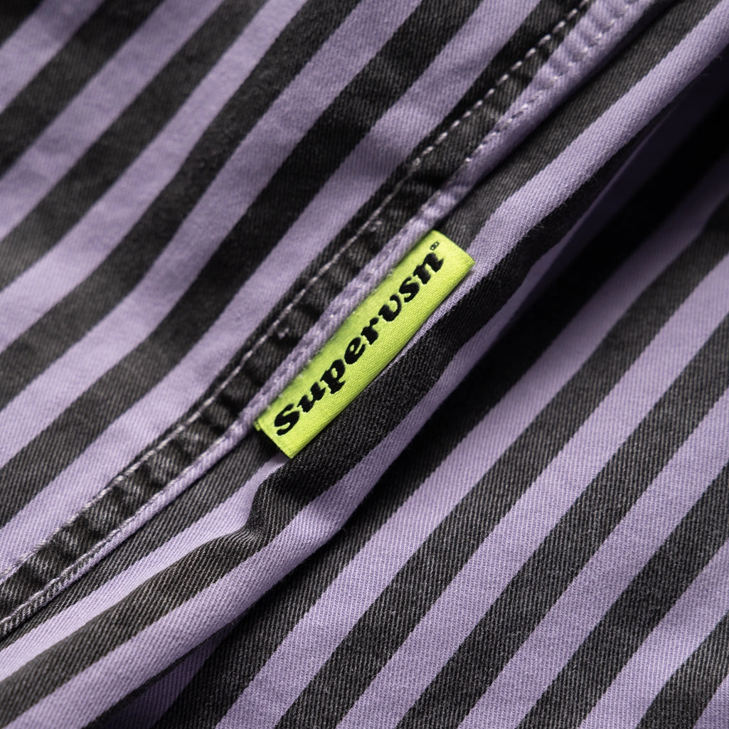 WrinkleResistantCloth Earth Glow Supervsn Chef Lounge Shorts - Dusty Purple