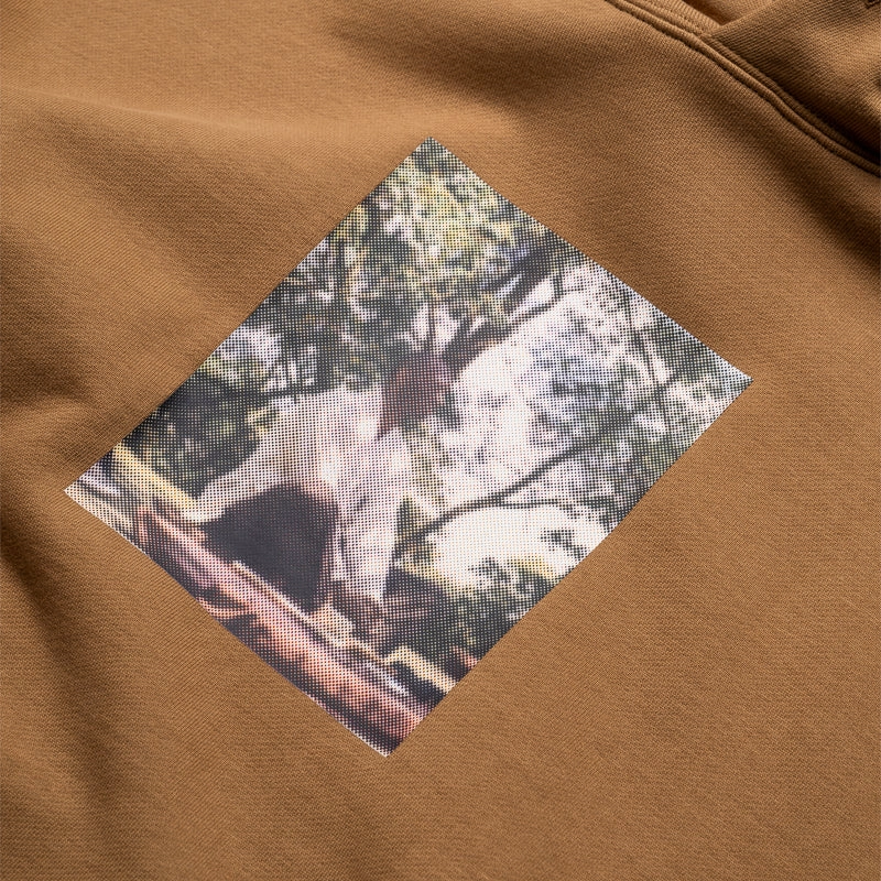 No-Fuss Fit Supervsn Inside Out Hoodie - Coffee Brown