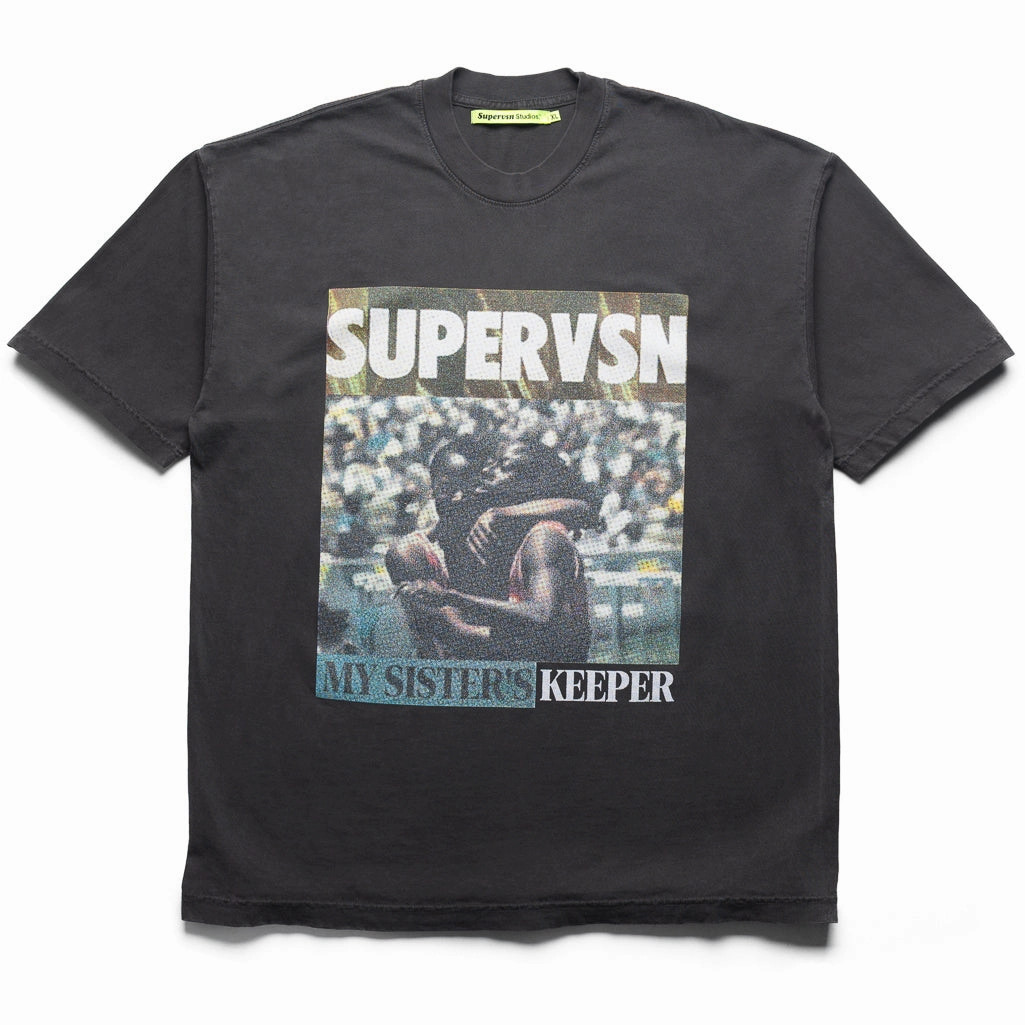 Glam Night Seasonal Style Supervsn My Sister's Keeper Tee - Vintage Grey