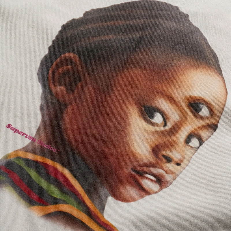 Thin Core Supervsn Third Eye Denim Overshirt - Natural