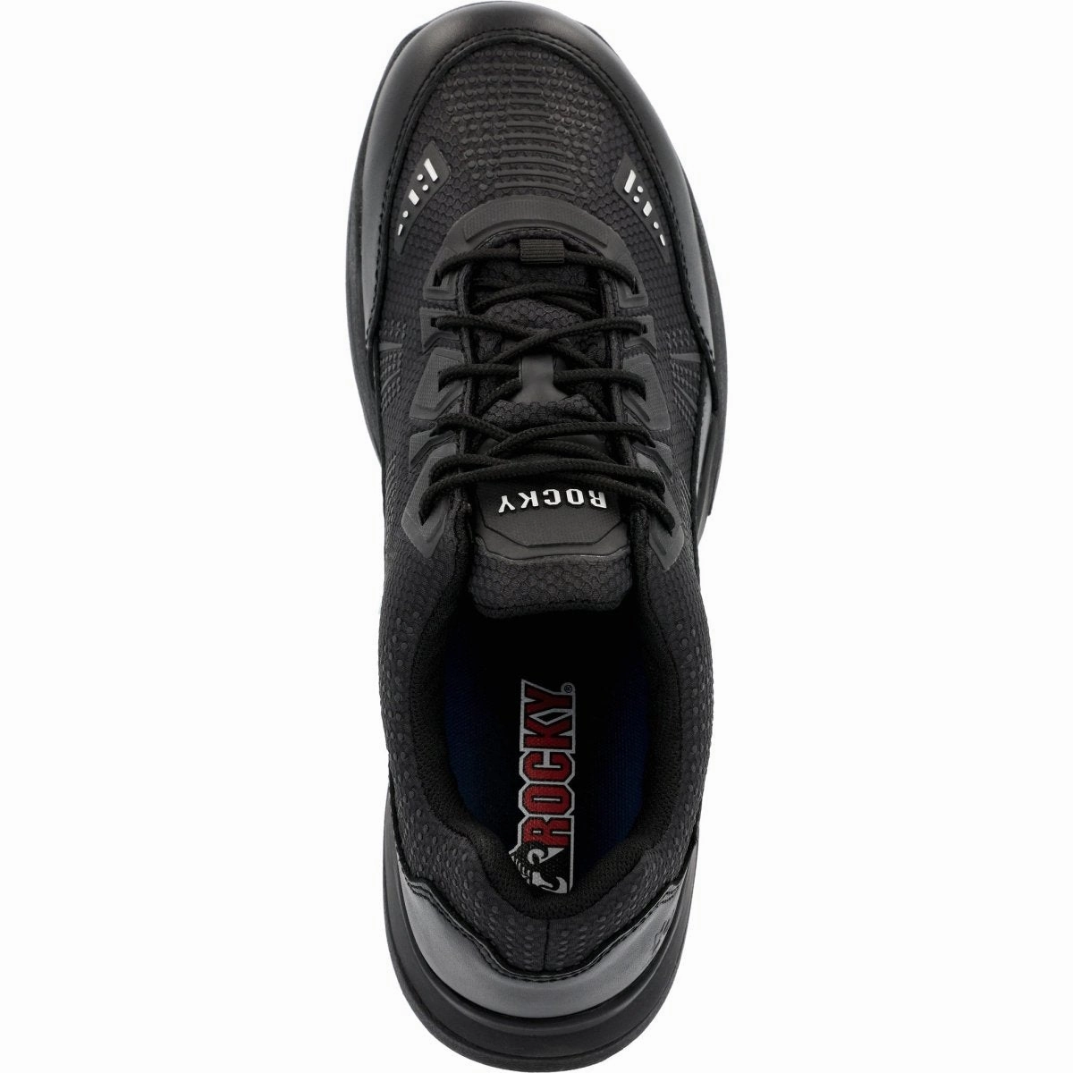 Rocky Tac One Men's Waterproof Public Service Shoes Rkd0110 In Black Breathable Snowy Path