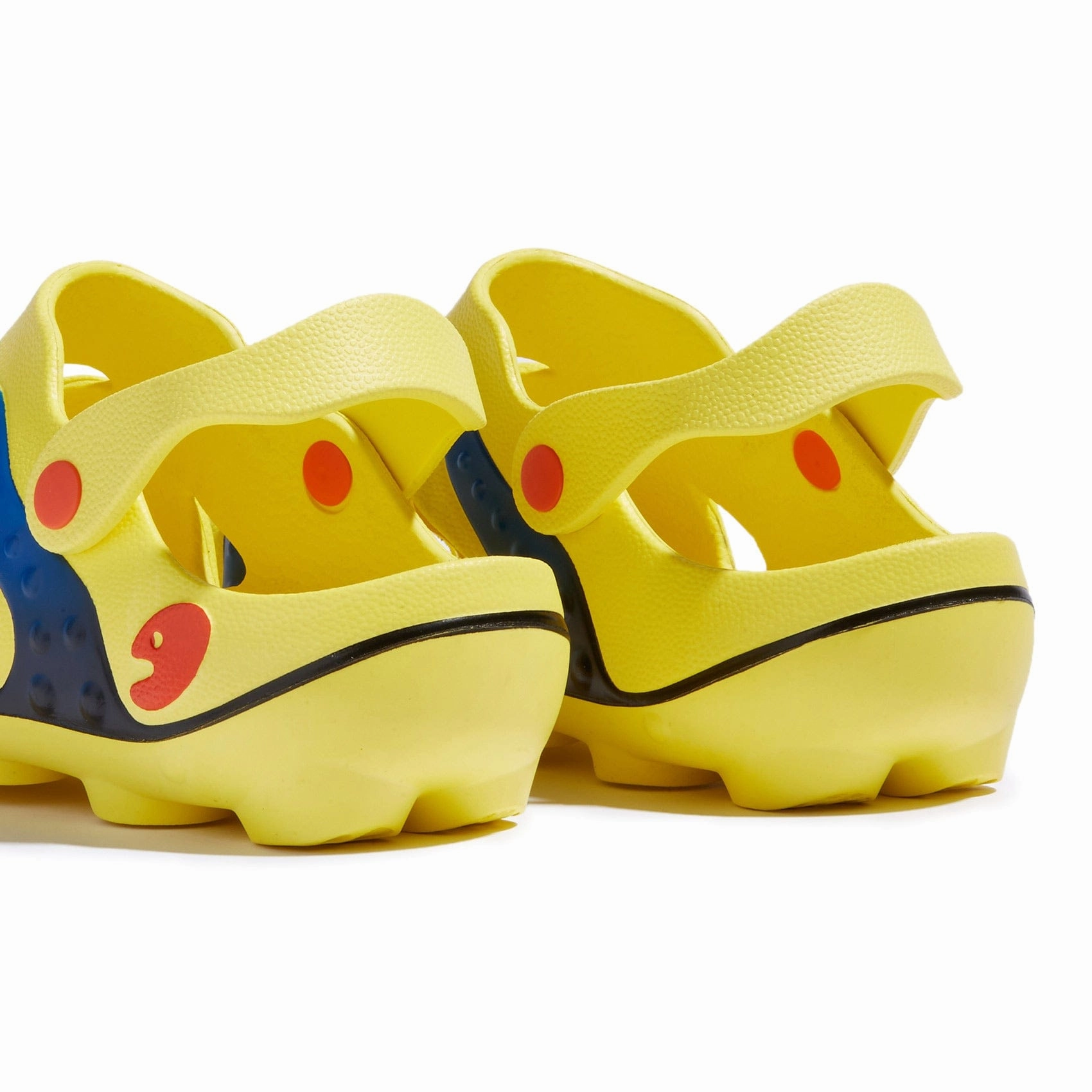 Cushioned Heel Pad Yellow & Black Octopus I Men