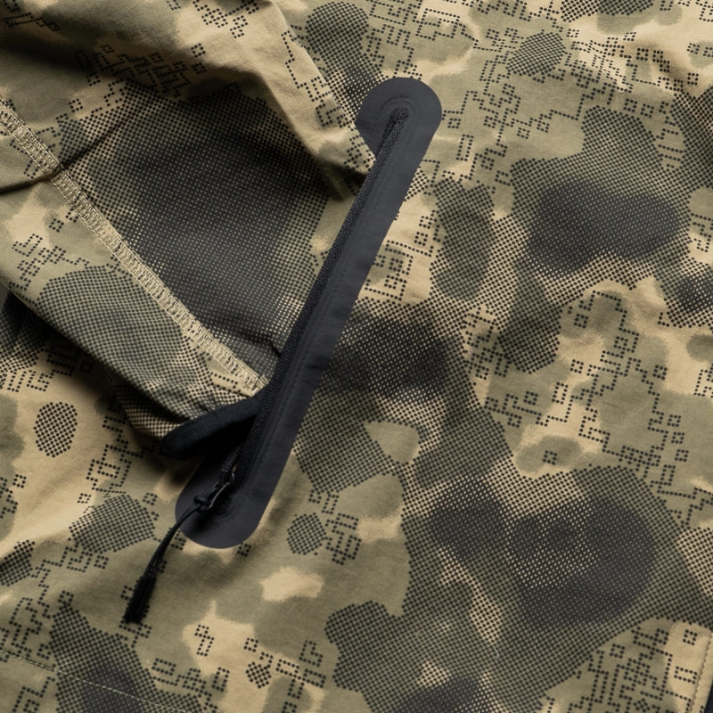 Nike Tech Woven Camo Jacket - Neutral Olive/Black Sequin Glow Tropical Glow