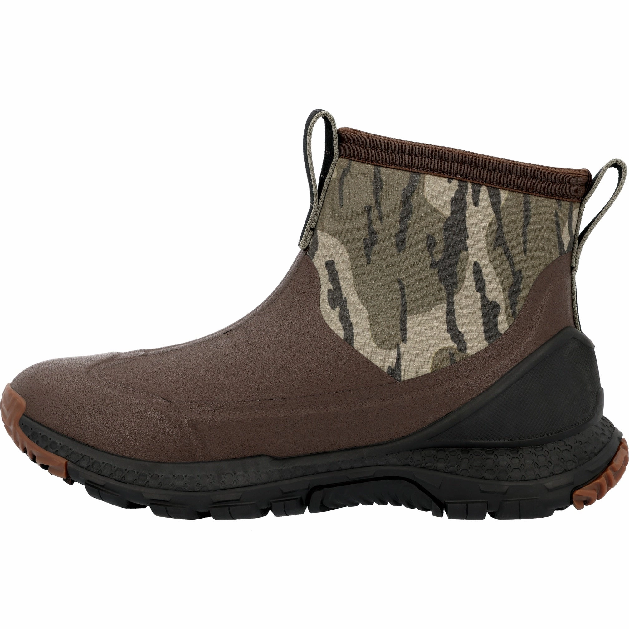 Run Errand Muck Men's Mossy Oak? Bottomland Outscape Max Ankle Boot MTSMMOB2 In Buffalo Tan