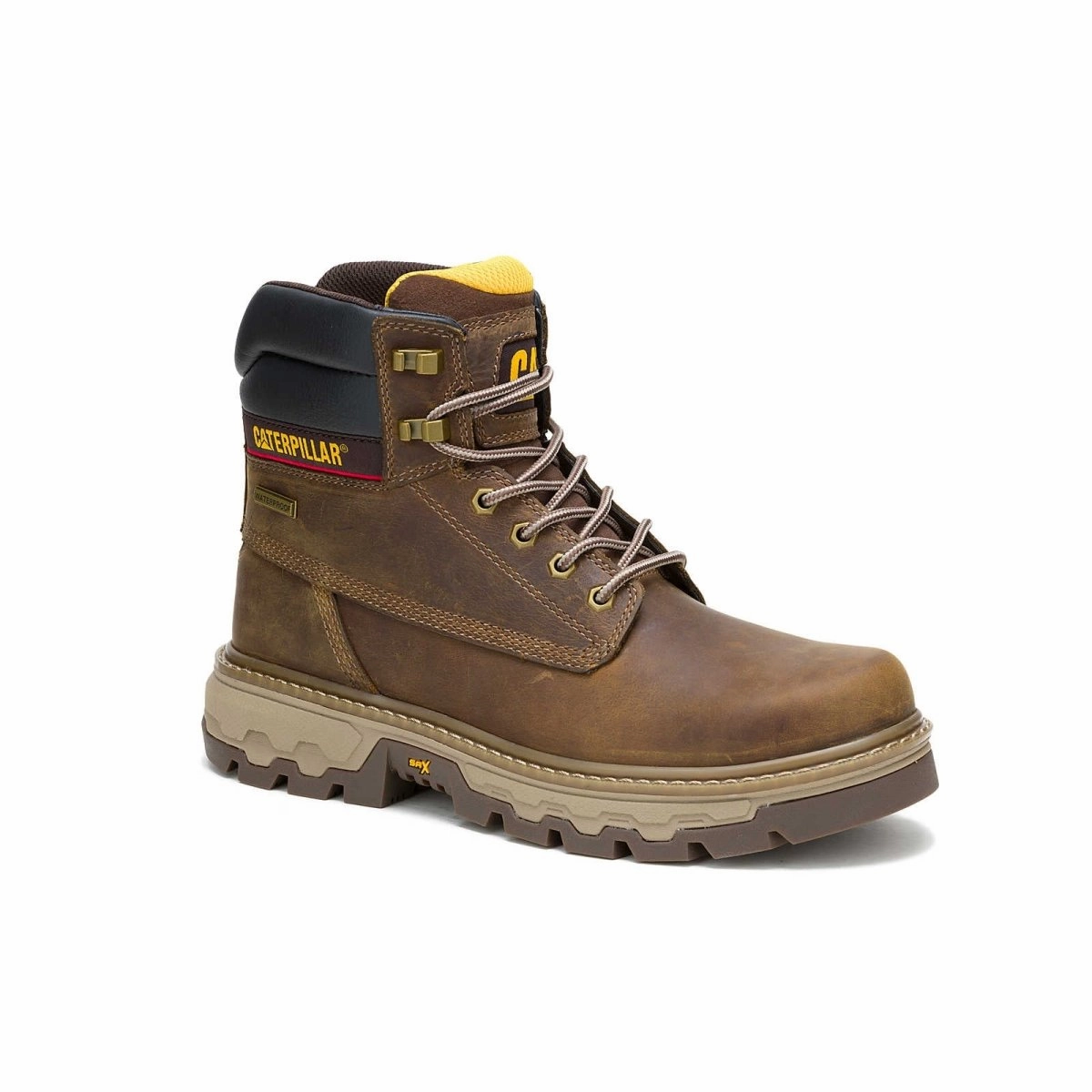 Caterpillar Colorado Equip 6" Men's Waterproof Work Boot (P51087) In Pyramid Elastic Cuff