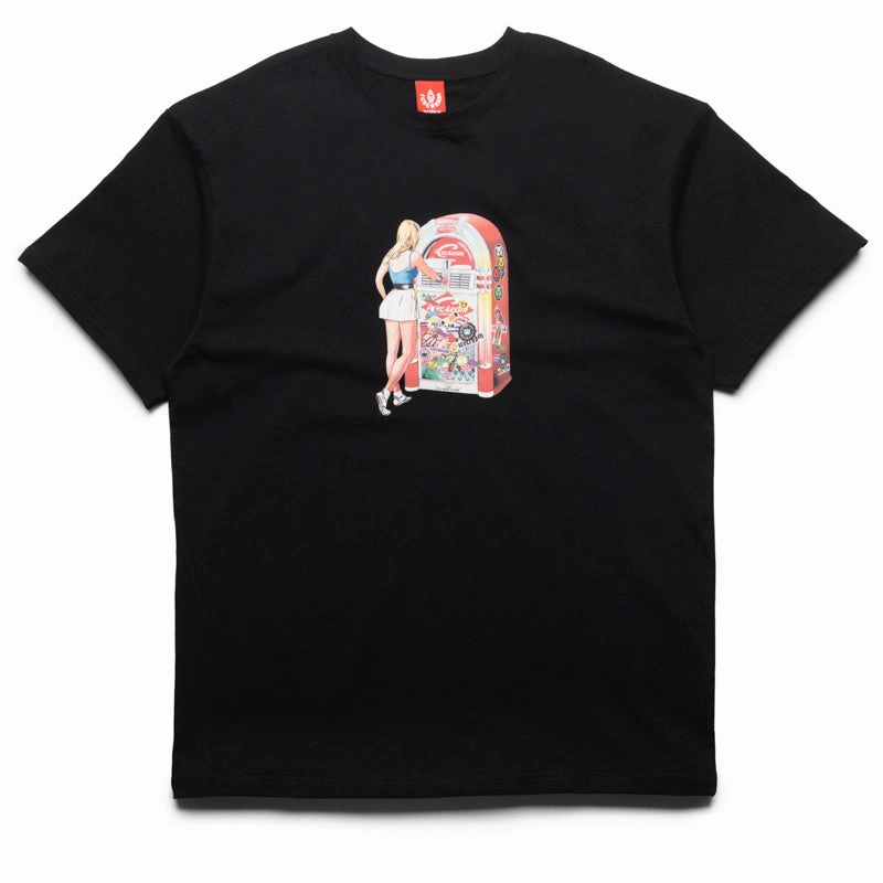 AdjustableWaist Ice Cream Juke Tee - Black