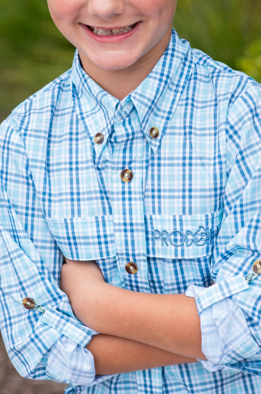 Easy Wear Founders Fishing Shirt - Sunset Vibes Plaid