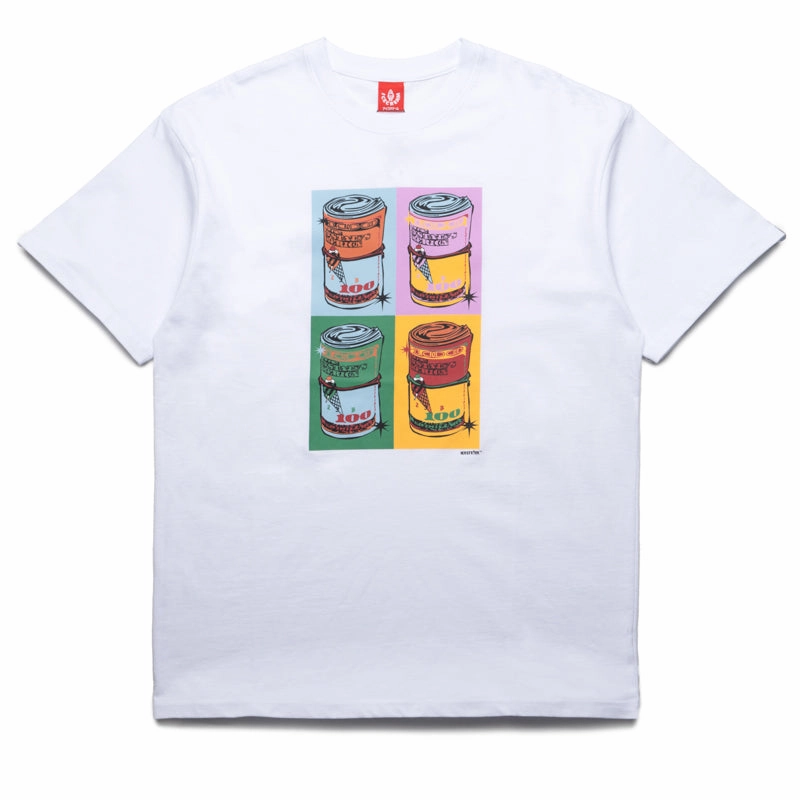 Ice Cream Warbucks Tee - White CompactPackableDesign Bonded Seam Technology