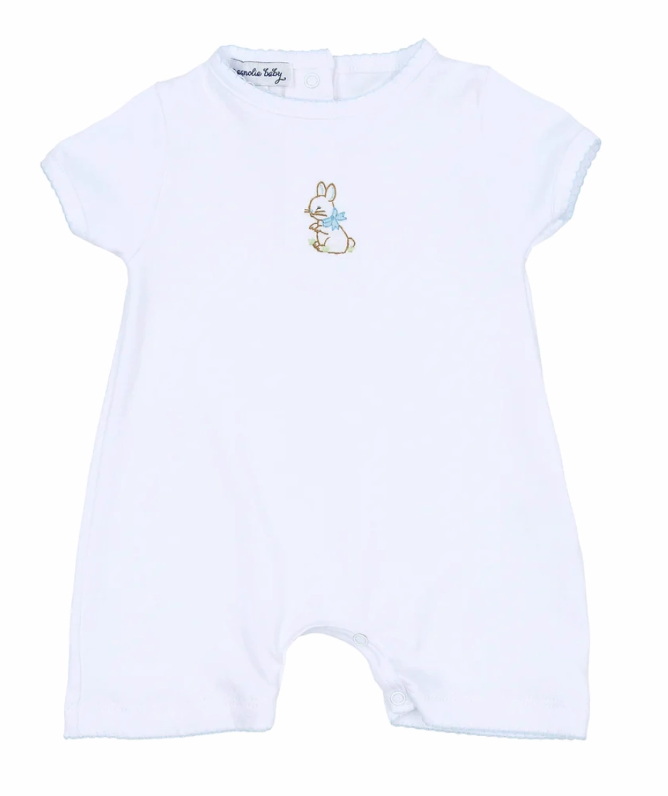 Road Look Winter Wear Vintage Bunny Emb Short Sleeve Bubble LB