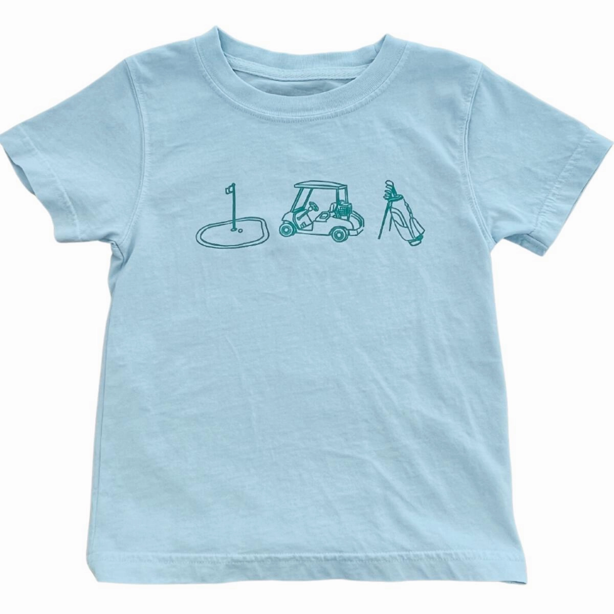 AdjustableWaistband UniversalFit S/S Light Blue Golf Trio