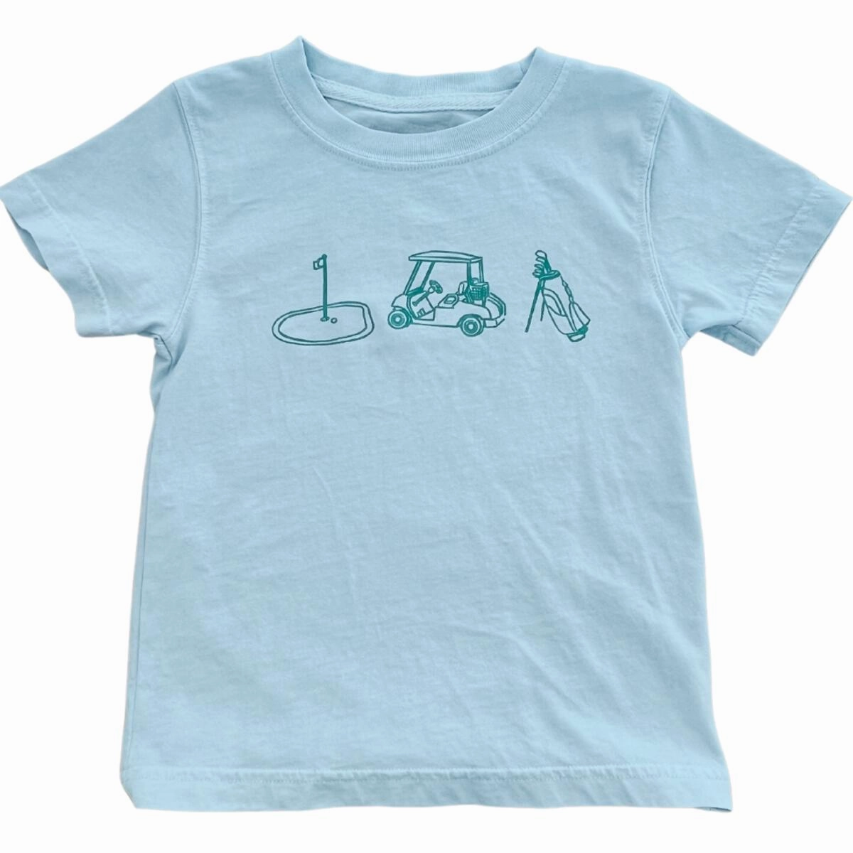 AbrasionResistantFabric S/S Light Blue Golf Trio