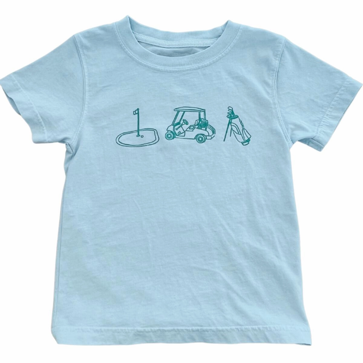 Pure Core Seamless Sleeve Construction S/S Light Blue Golf Trio