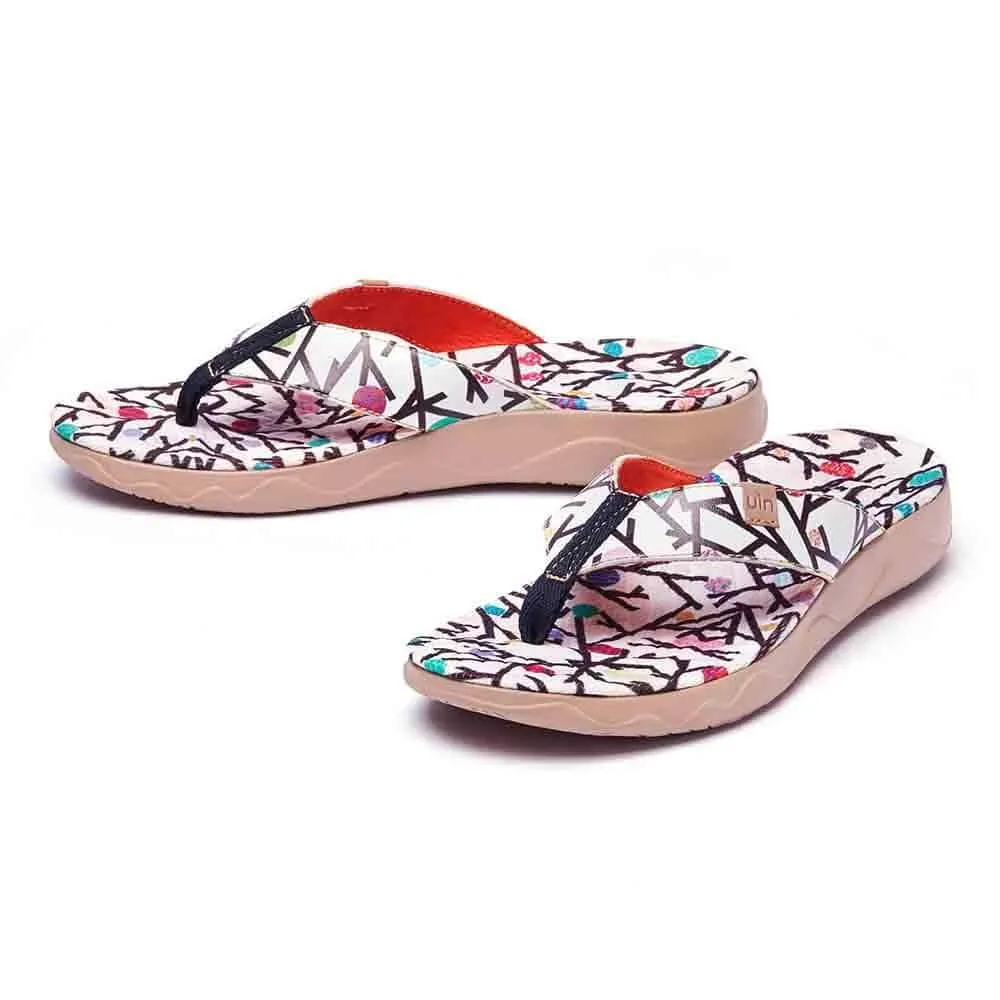 Branches Women Majorca Flip Flops Slide Fit Slim Shape