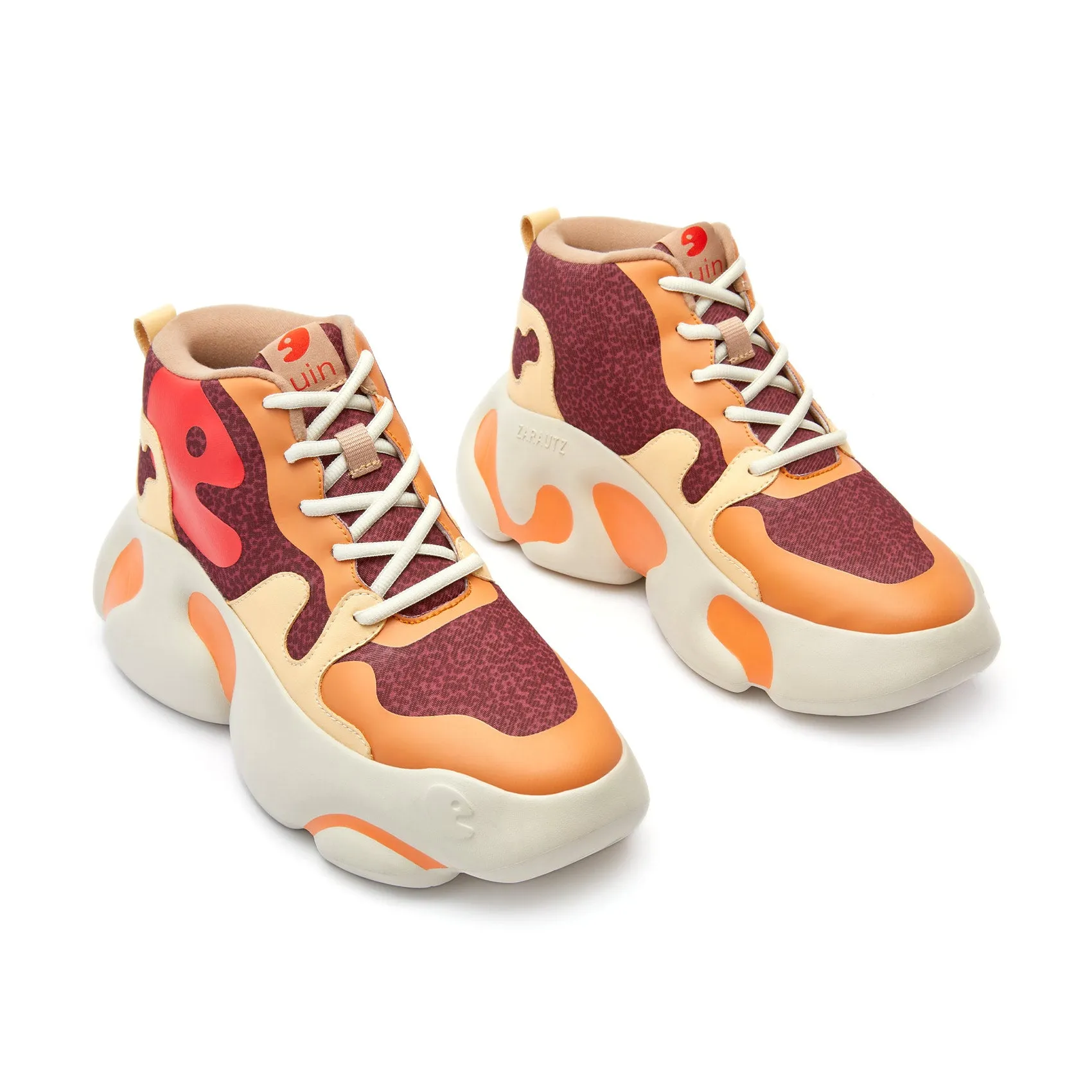Tangerine Red Zarautz III Women ShockAbsorbingSole Day Wear