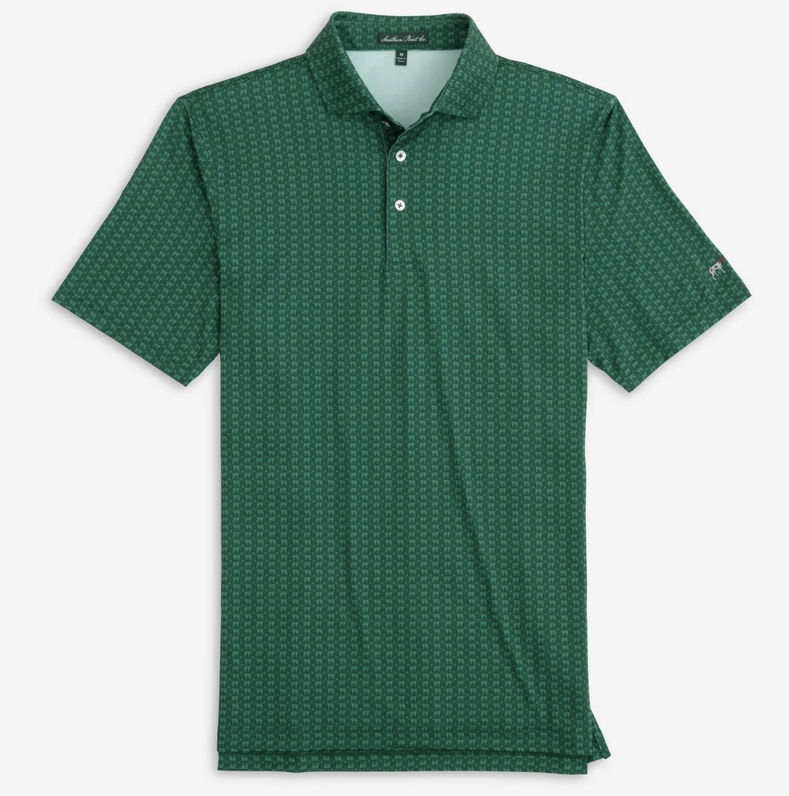 Hot Core Youth Heritage Polo - Hunter Green