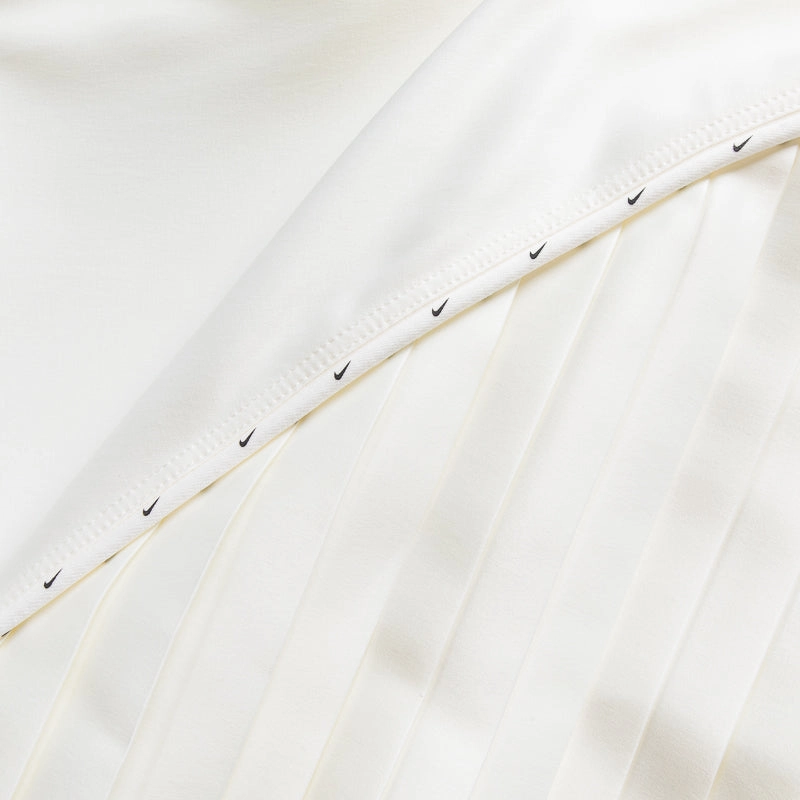 Cozy Sweater Layered Shirt Women's Nike Sportswear Collection Pleated Track Jacket - Sail/Sail