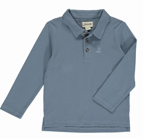 Fashionable Look Outdoor Apparel Blue Pique Spencer Polo