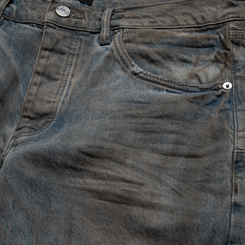 Purple Brand Low Rise Skinny Leg Monterrico Mud Jean - Gray Movement Friendly