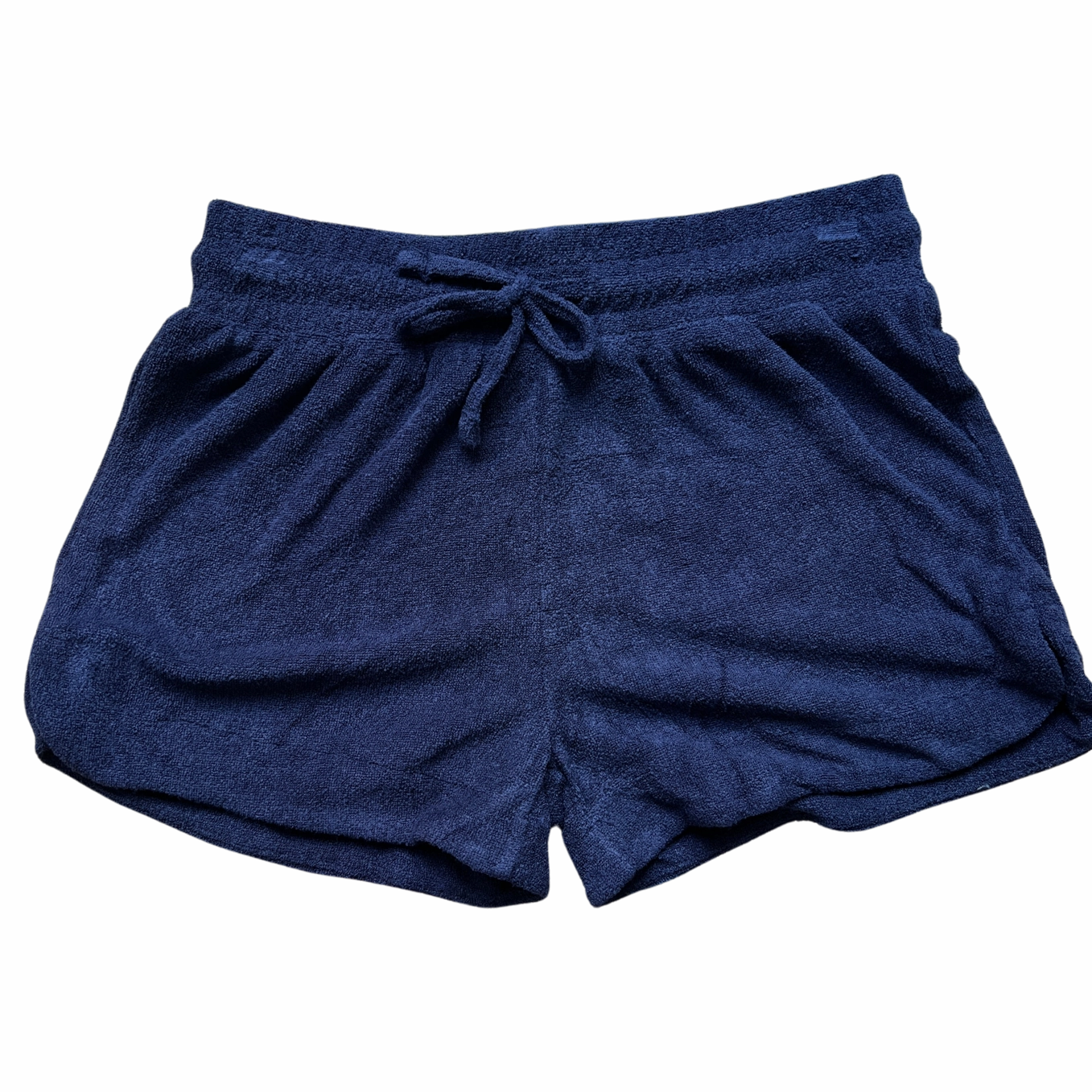 Soft French Terry Short-Navy Fashion Forward Outdoor Activity