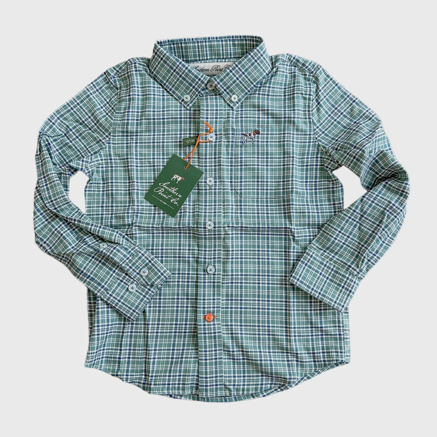 Tale Core Hadley Performance Button Down - Pine Needle Plaid