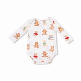 casual top Teddy Bear Collection - Longsleeve Bodysuit