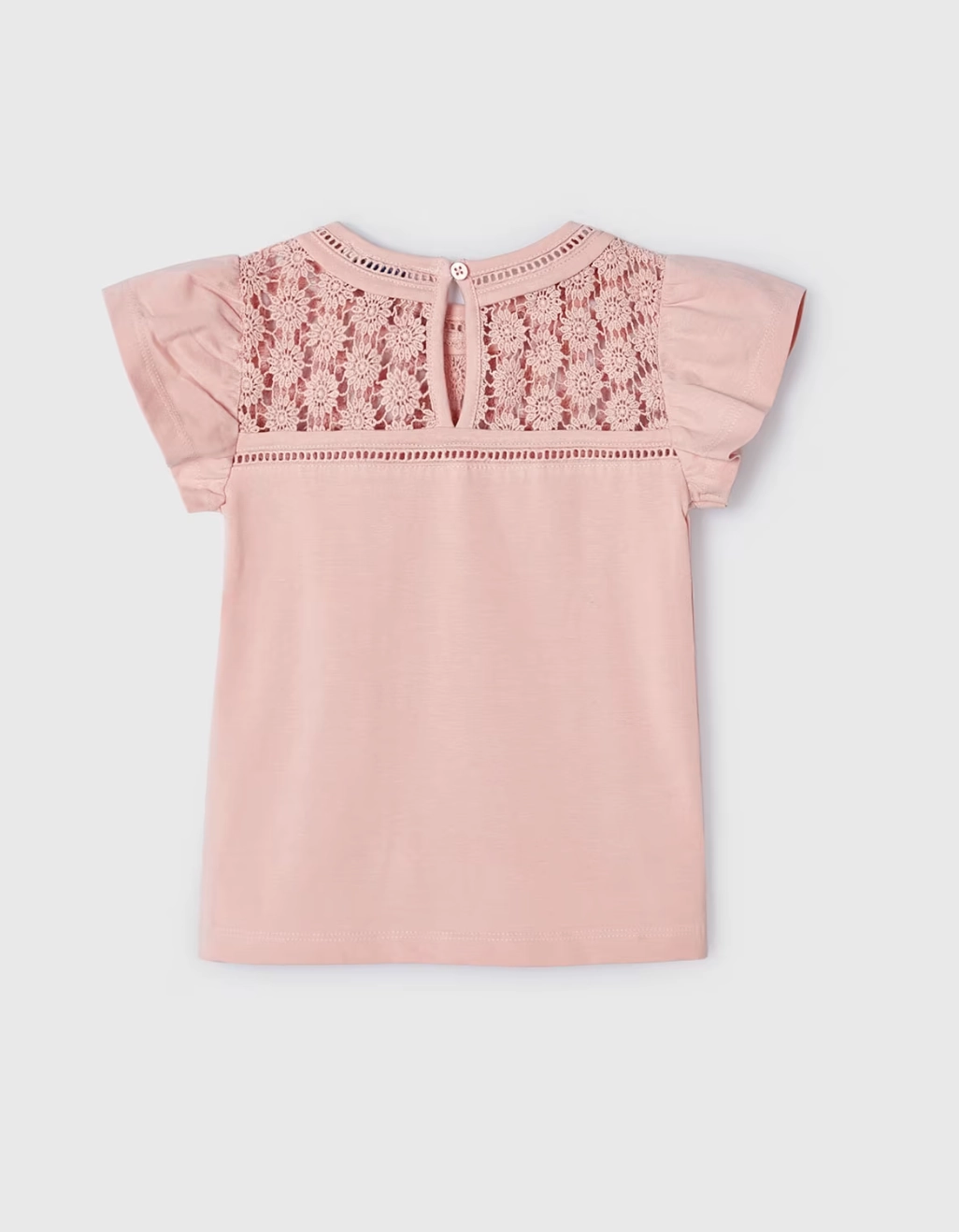 Salmon Eyelet Shirt Diamond Soul