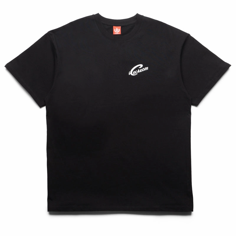 Ice Cream Waitress Tee - Black Spark Glow