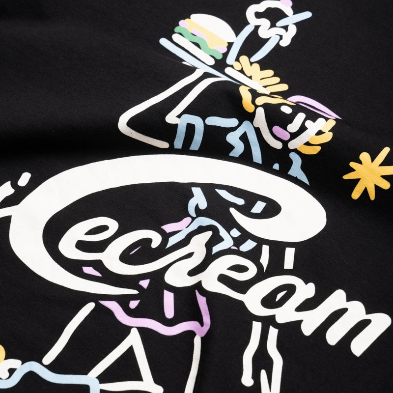 Formal Look Ice Cream Waitress Tee - Black
