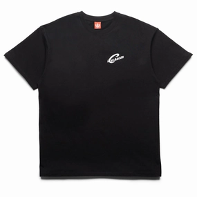 Ice Cream Waitress Tee - Black Spark Glow