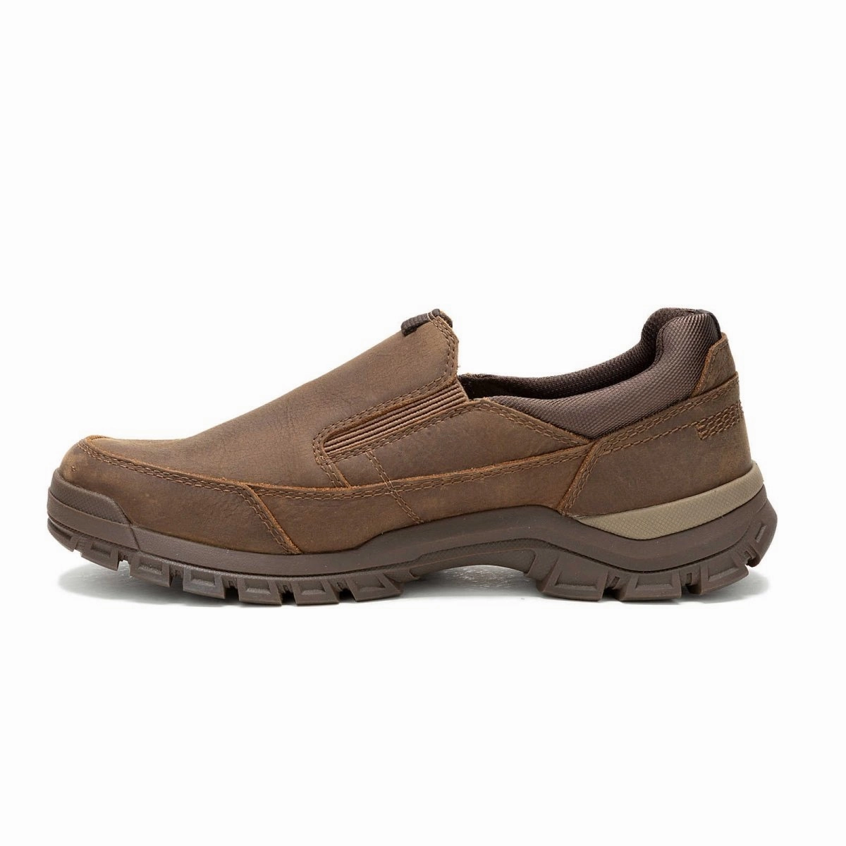 Caterpillar Threshold Slip On Men's Soft Toe Shoes (P726054) In Mushroom Feather Light Windy Weather Ground Force