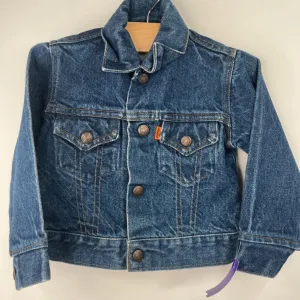 Size 2-3: Levi's Blue Jean Jacket -Orange Tag Subtle Color Tone Polarized Sun Protection