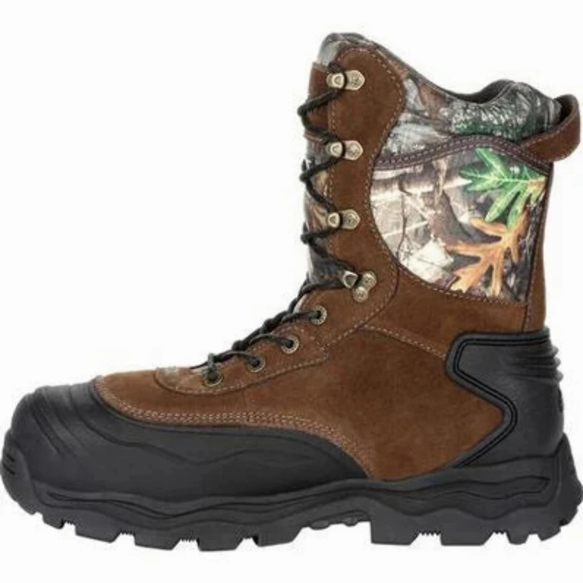 Rocky Multi-Trax 800G Insulated Men's Waterproof Outdoor Boots Rks0418 In Brown MachineWashable