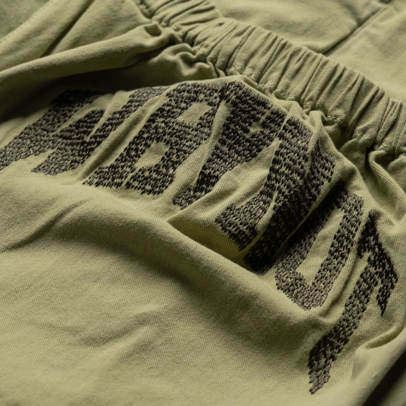 Tech Mood Honor The Gift Twill Cargo Wide Leg Pants - Green