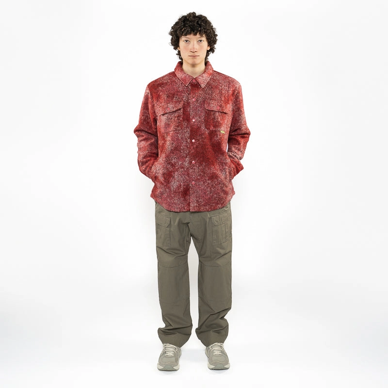 DurableWeave QuickDrying Supervsn Marled Overshirt - Blaze