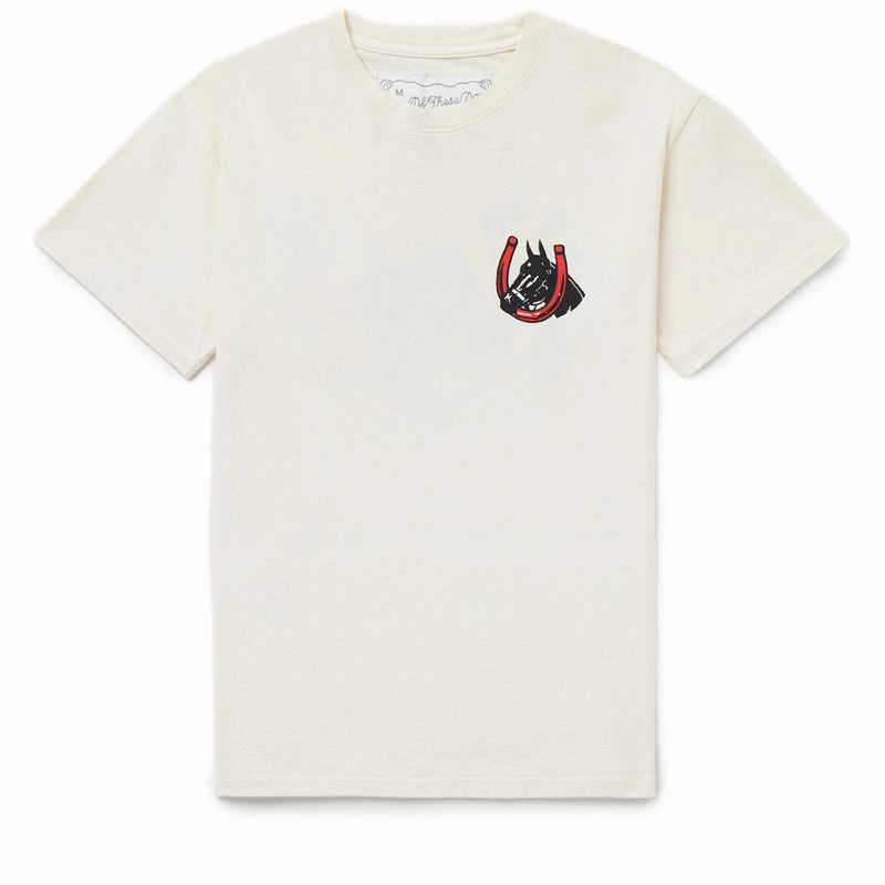 Wild Mood TearResistant Fabric One Of These Days Valley Riders Tee - Bone