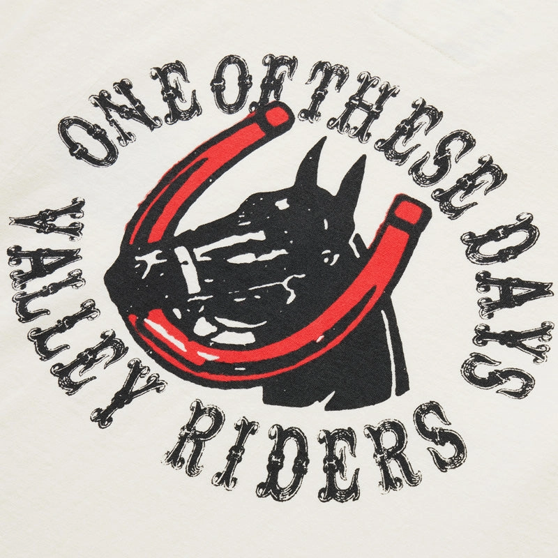 DoubleStitched One Of These Days Valley Riders Tee - Bone