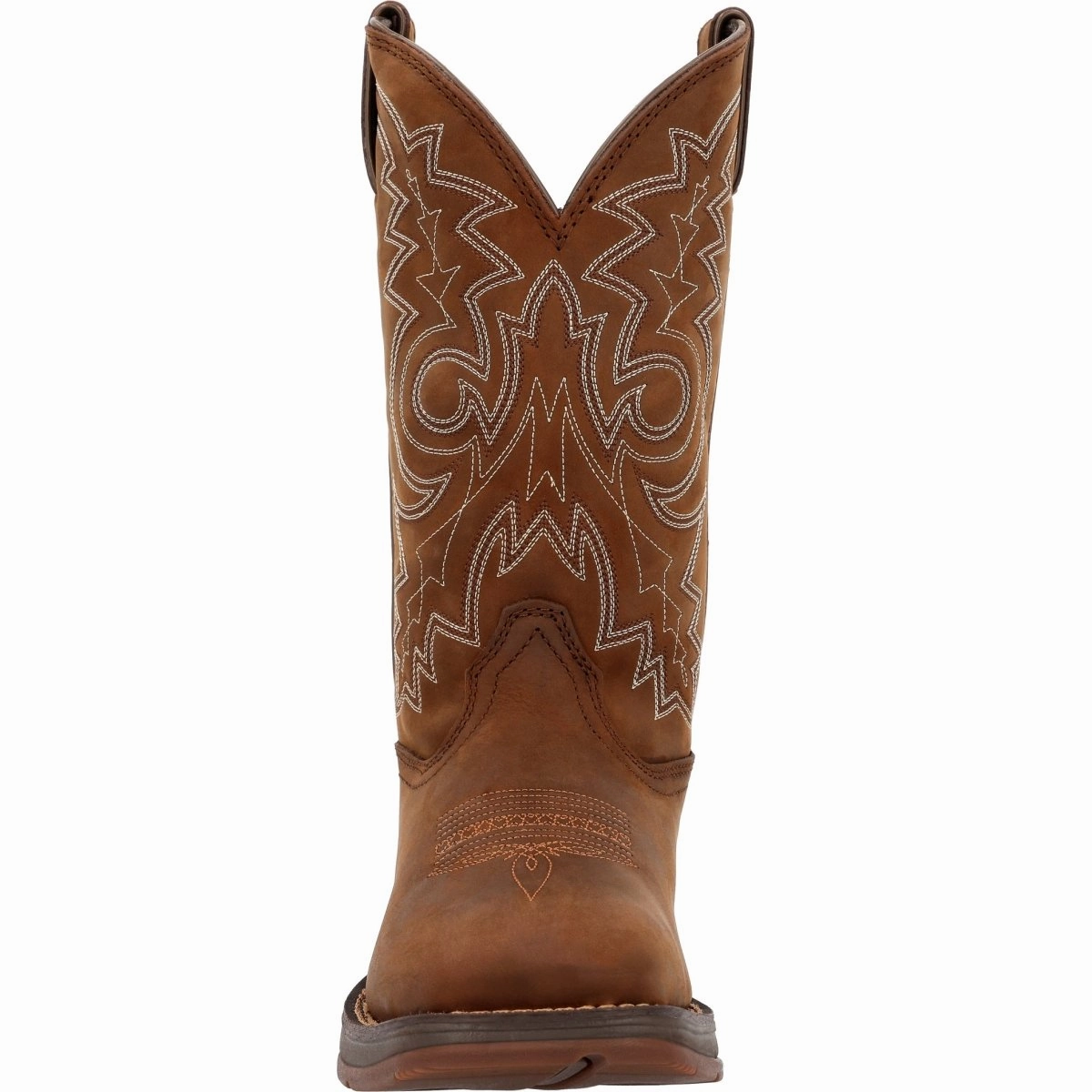 Denim Touch Clean Form Durango Rebel Men's Steel Toe Pull-On Western Boots Db4343 In Brown