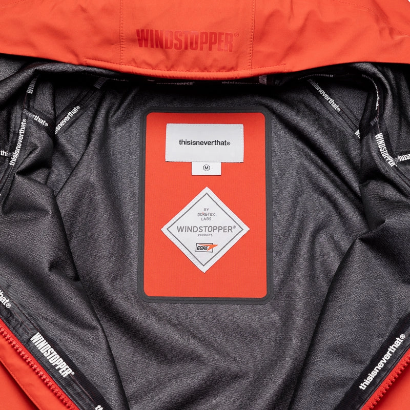 thisisneverthat Windstopper Active Tour Jacket - Red MachineWashable Fabric