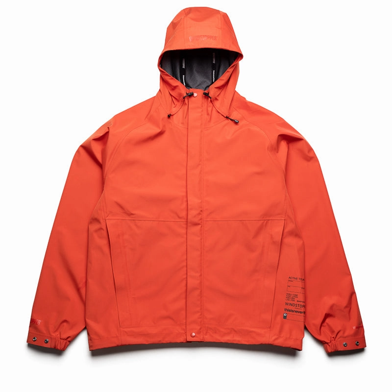 thisisneverthat Windstopper Active Tour Jacket - Red Relaxed Cut